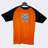 GSG Gym T-Shirt – Orange & Black | Dry Fit Sportswear for Men
