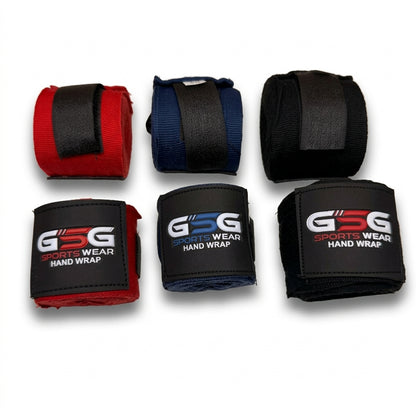 Hand Wraps GSG – Comfortable & Breathable, 3.5M/4M/4.5M (Black, Navy, Red)