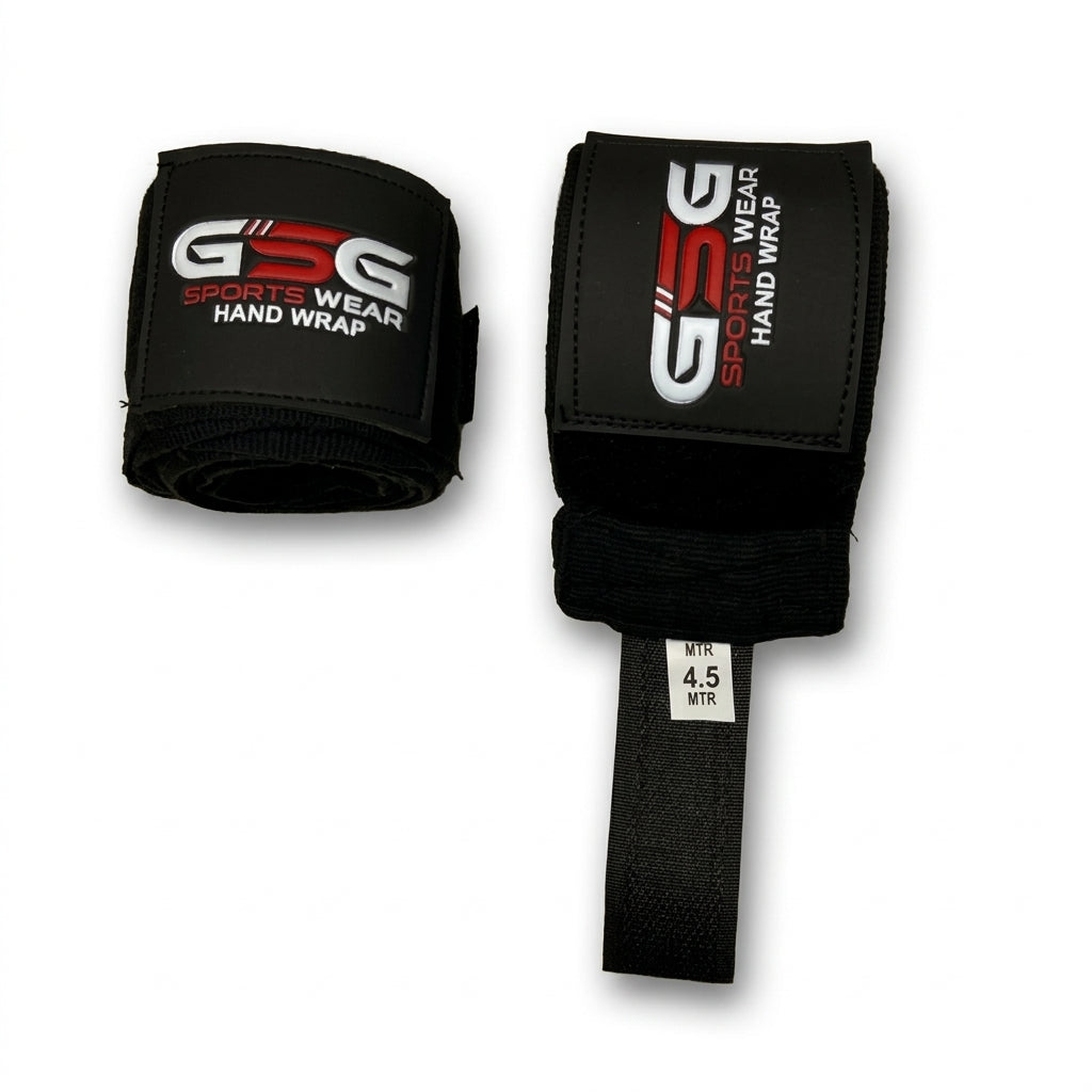 Hand Wraps GSG – Comfortable & Breathable, 3.5M/4M/4.5M (Black, Navy, Red)