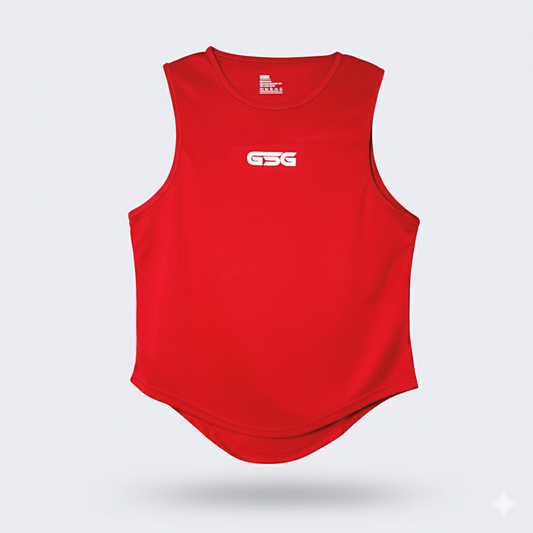 GSG Tank Top Dry-Fit Sleeveless Shirt – RED