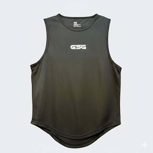 GSG Tank Top Dry-Fit Sleeveless Shirt – BLACK