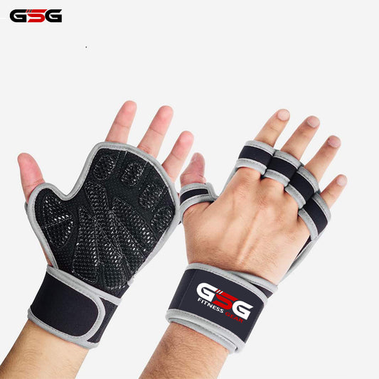 Breathable Workout Gloves - Black & Grey