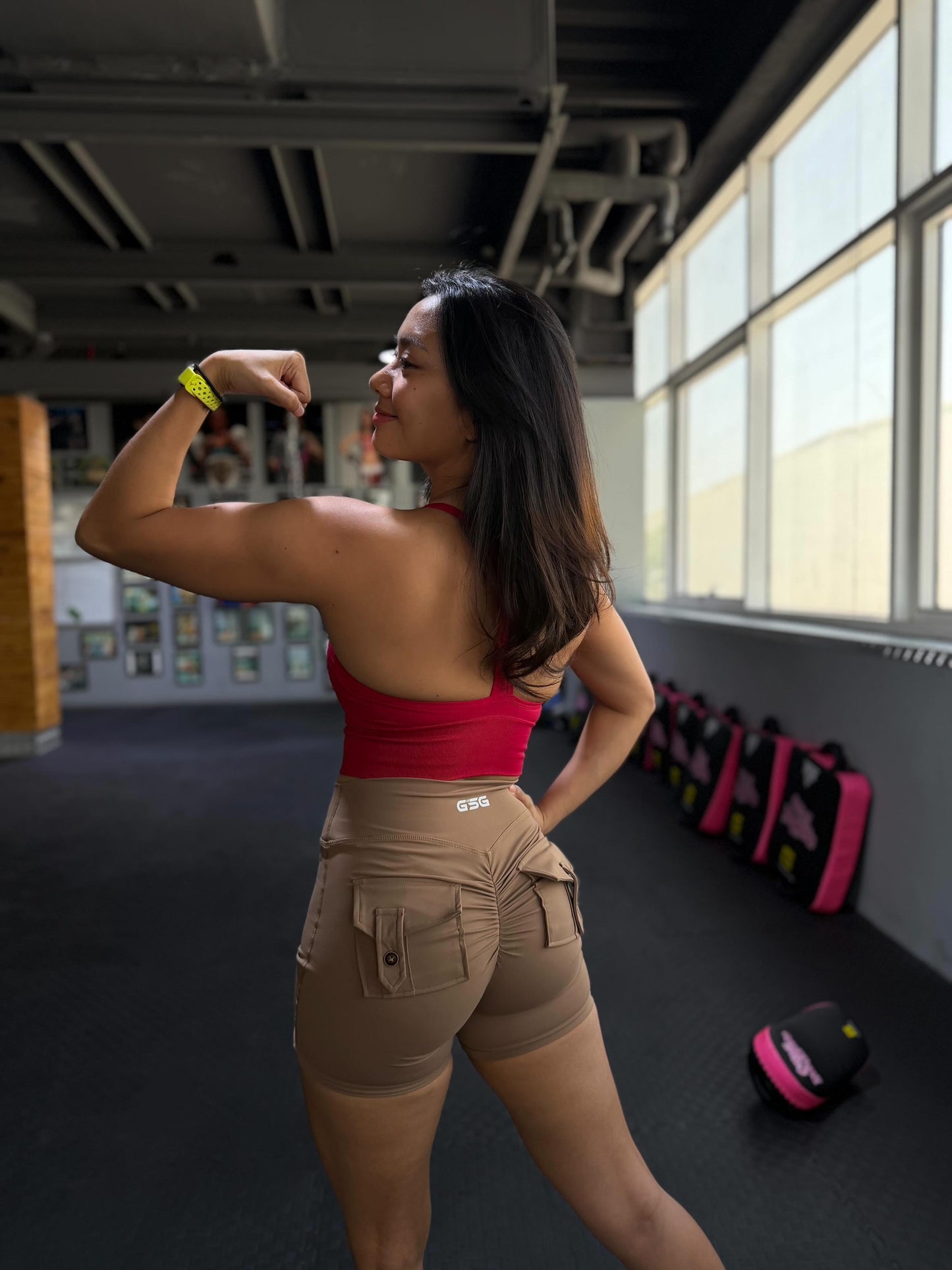 GSG Racerback Sports Bra – Red