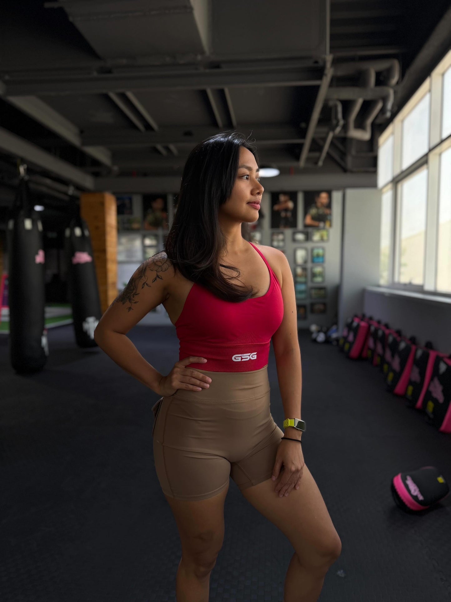 GSG Racerback Sports Bra – Red