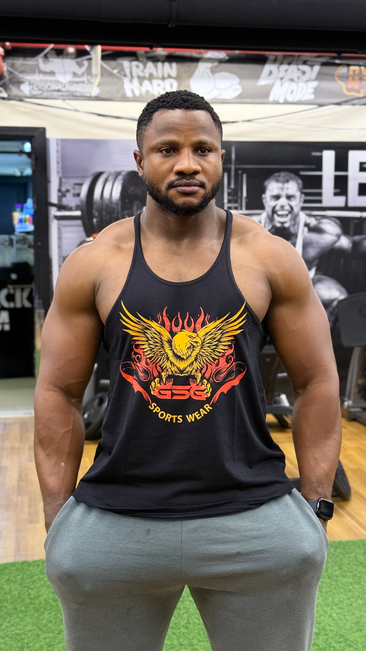 Stringer Gym Singlets – Muscle Fit, Breathable & Stylish