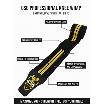 Elite Weightlifting Knee Wraps