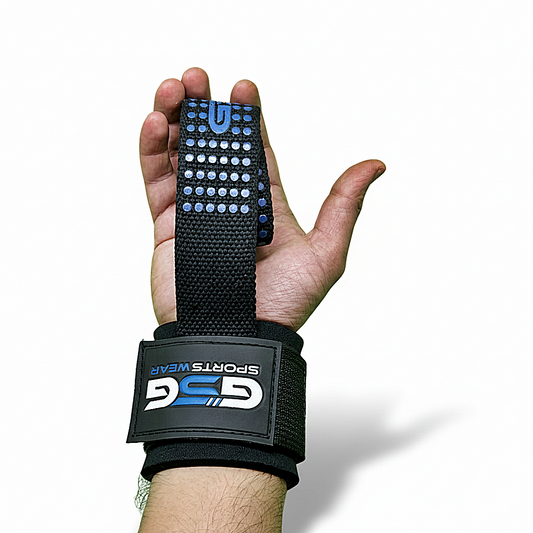 Heavy-Duty Power Lifting Strap-Blue