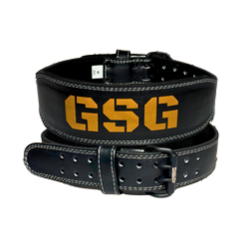 GSG Premium Leather Weightlifting Belt