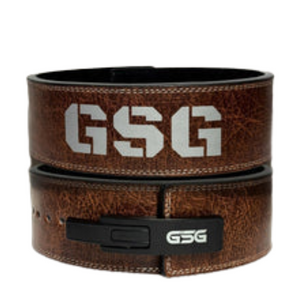 Heavy-Duty Leather Weightlifting Belt