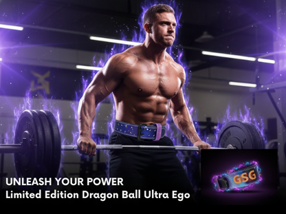 Anime Powerlifting Belt-Dragon Ball Ultra Ego (Buckle)