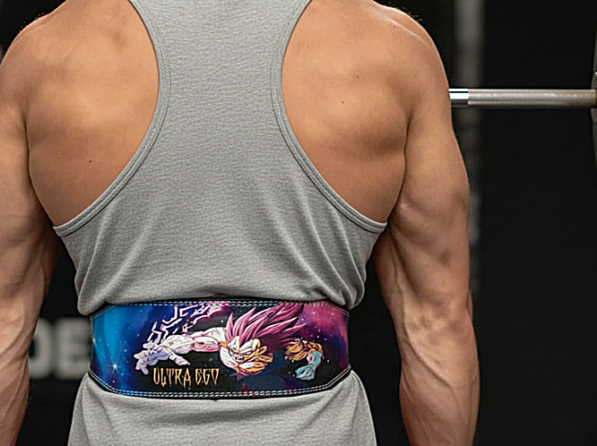 Anime Powerlifting Belt-Dragon Ball Ultra Ego (Buckle)