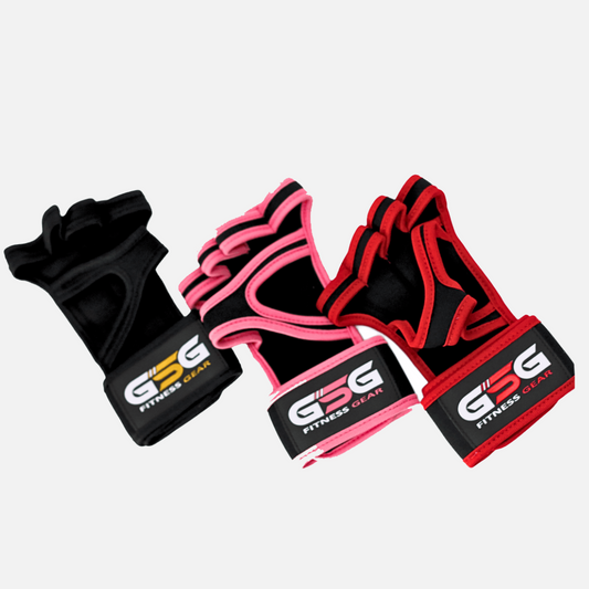 Fitness Workout Gloves - Pink & Black